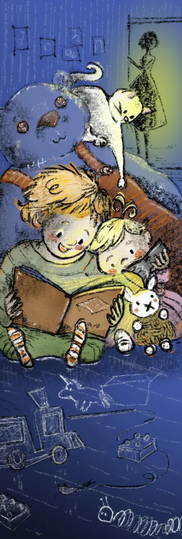 Boekenlegger Papier Illustratie Print