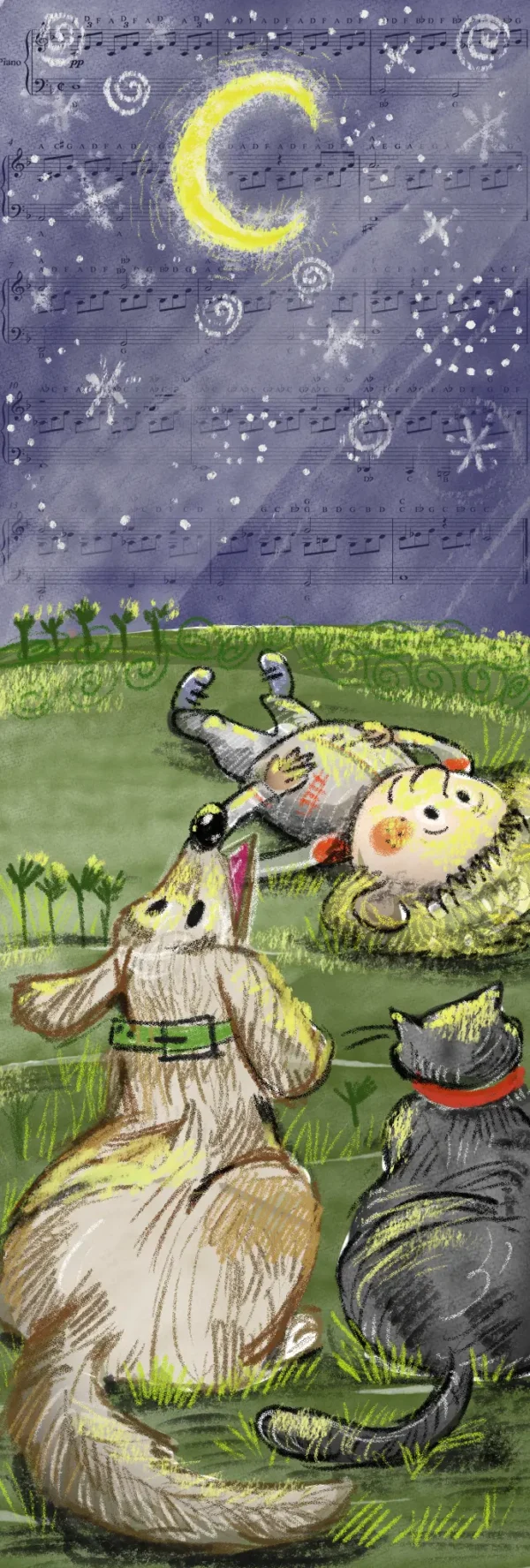 1000007680 Boekenlegger – Nachtelijke Rust