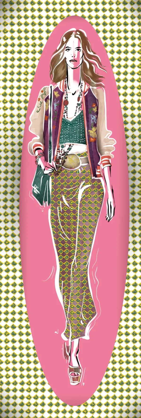 boekenlegger bookmark fashion sp2024 pink boekenlegger bookmark