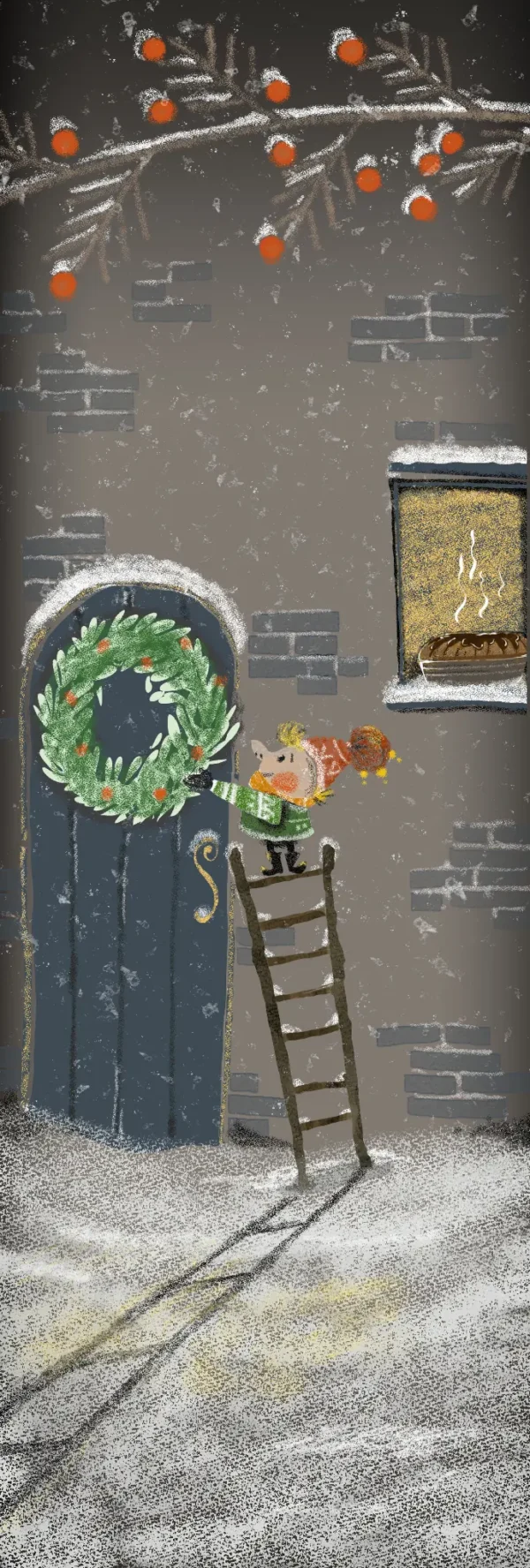 boekenlegger bookmarkkerst 2023 boy ladder (1) boekenlegger bookmark