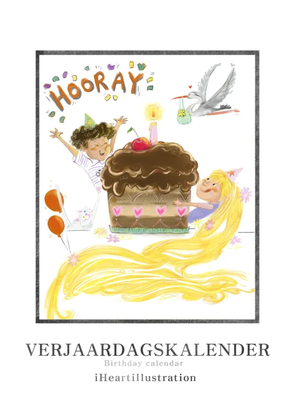 Verjaardagskalender - Feestelijk Begin