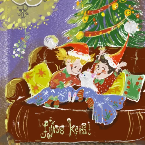 Wenskaart - Warme Kerstsfeer