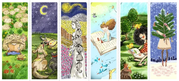 Boekenleggers set - Versie 1