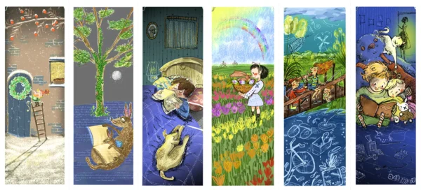 Boekenleggers set - Versie 2