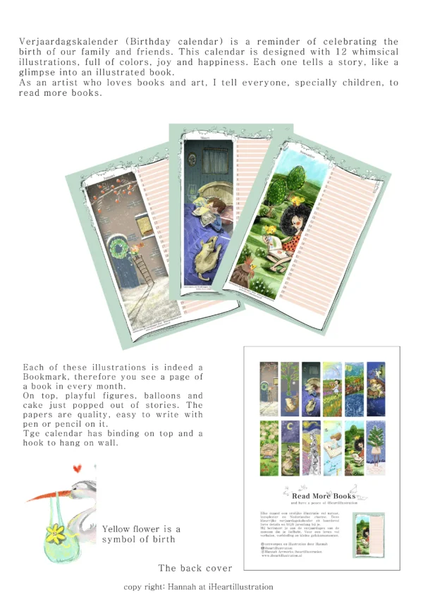 Verjaardagskalender - Zeemeermin