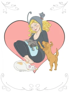 Sylwia is a girl loves pets en huisdieren and saves animals fro streets and finds sherter and new home for them