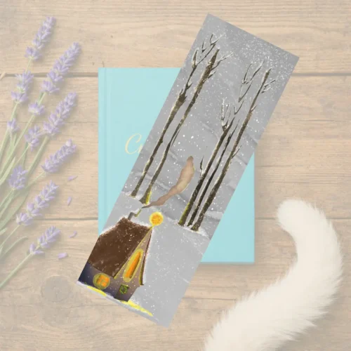 Boekenlegger – Winterhuisje