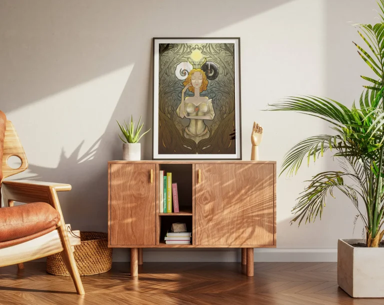 Dilemma – unieke art print en illustratie bij iHeartillustration op muur