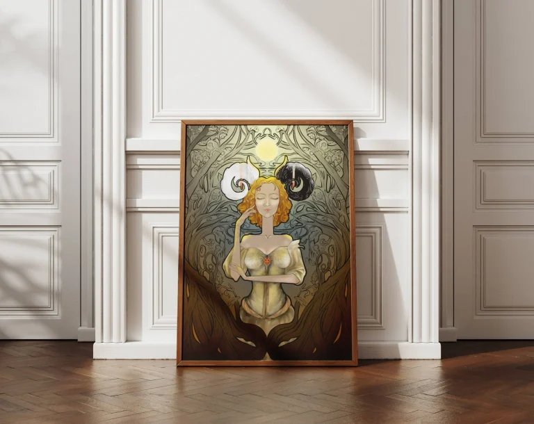 iHeartillustration illustratie Dilemma – inspiratie voor interieur